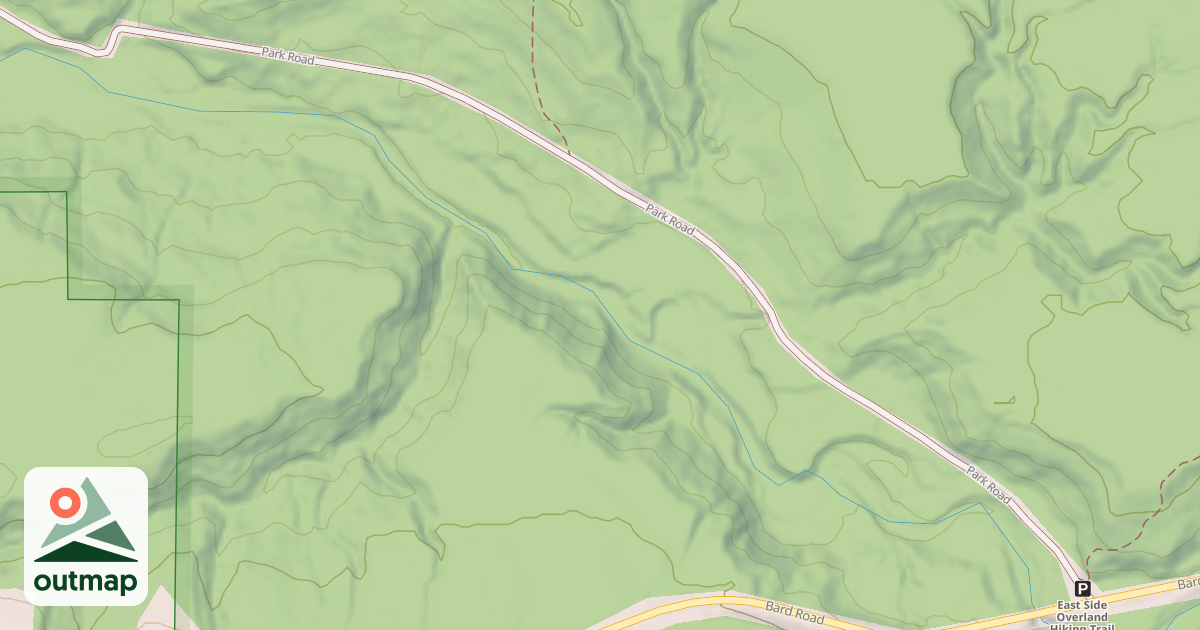 Map of Snowmobile Trail
