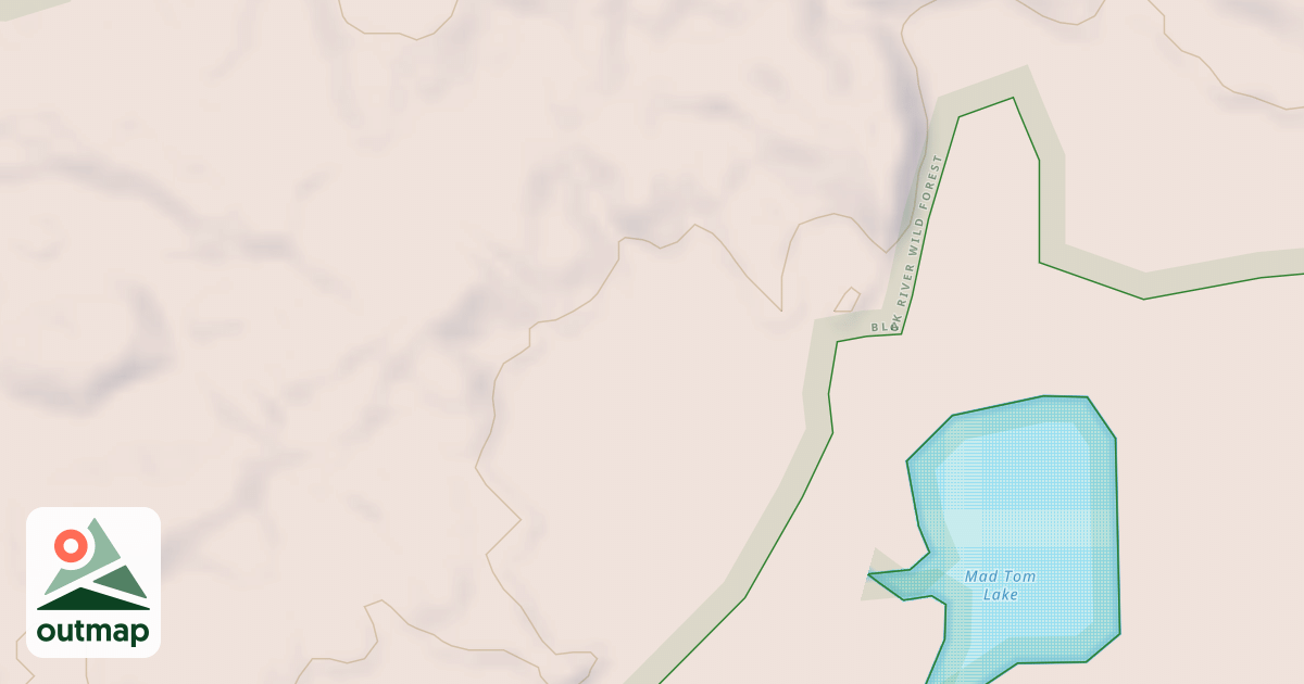 Map of Mad Tom Lake Trail