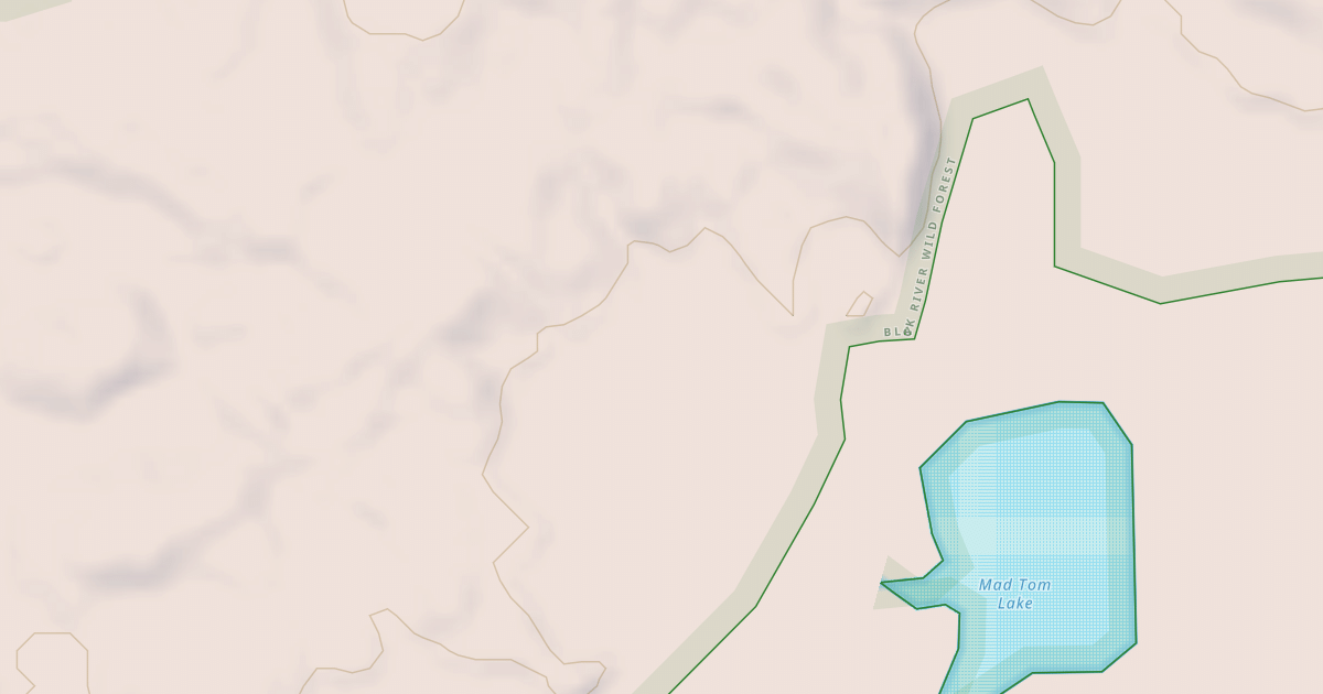 Map preview of Mad Tom Lake Trail