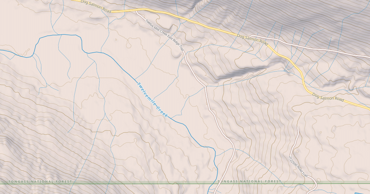 Map preview of TWELVE MILE CREEK EAST RIDGE