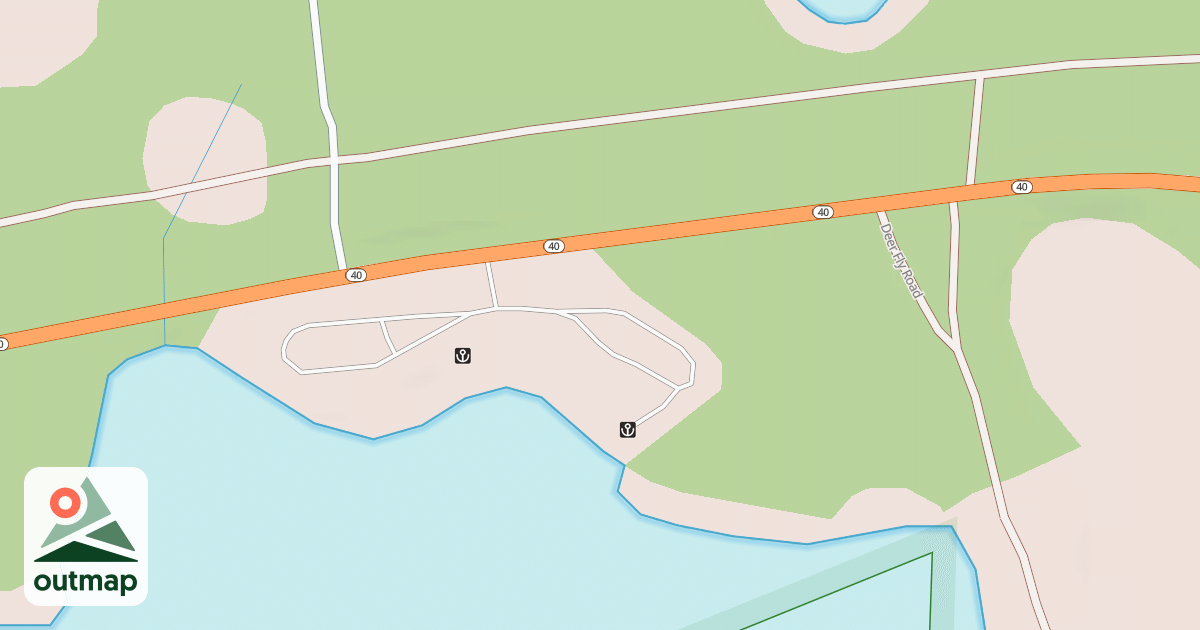 Map of WILDCAT LAKE