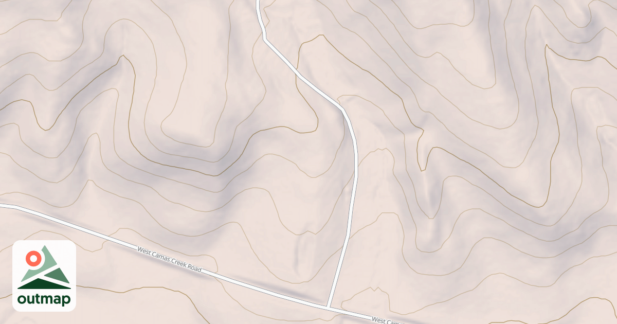 Map of CASTLE CREEK