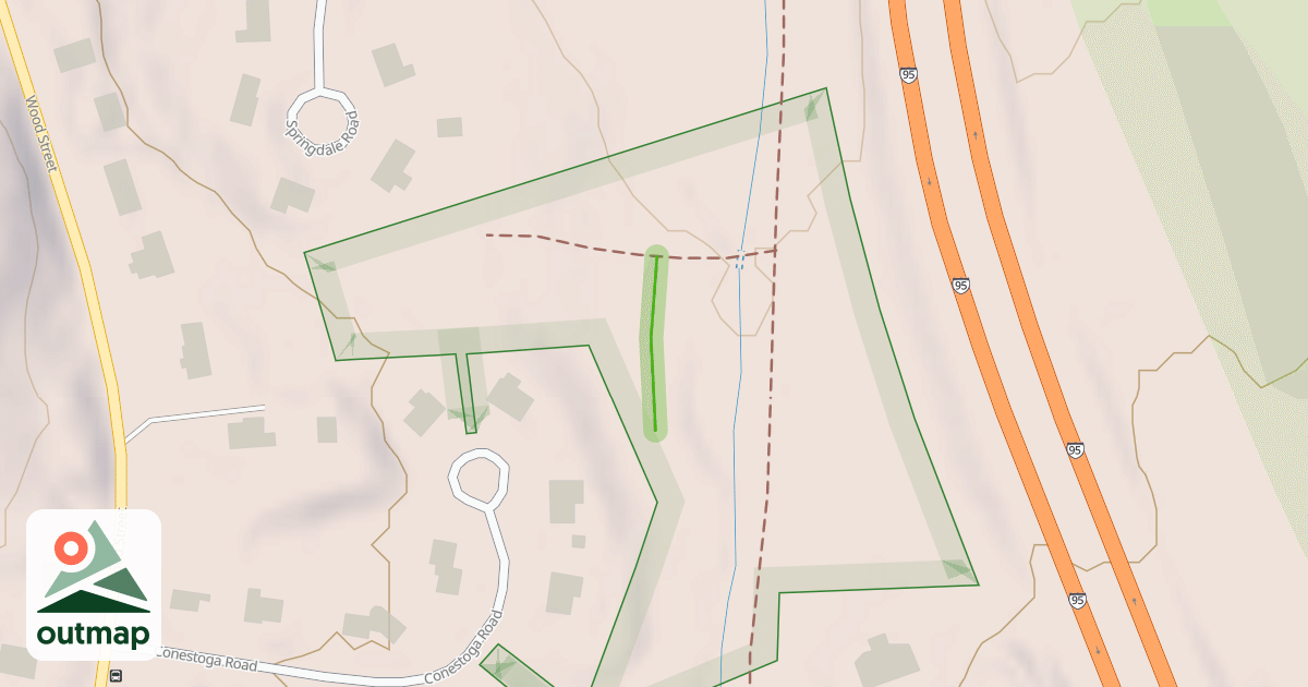 Map of Katahdin Woods Trail