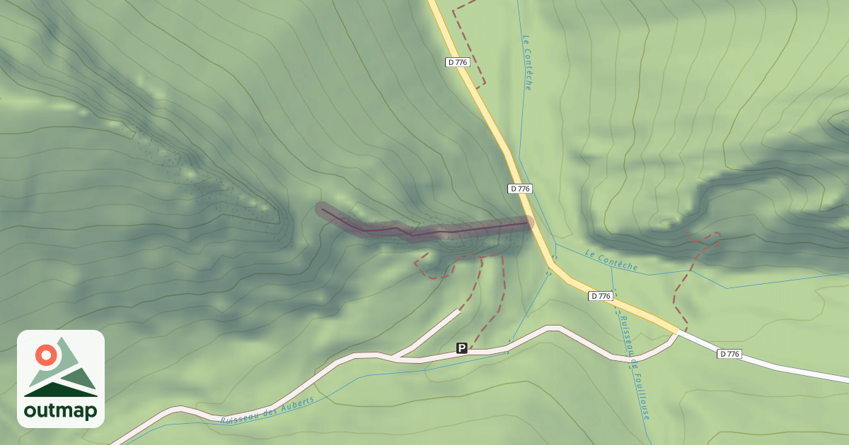 Map of Climbing Crag