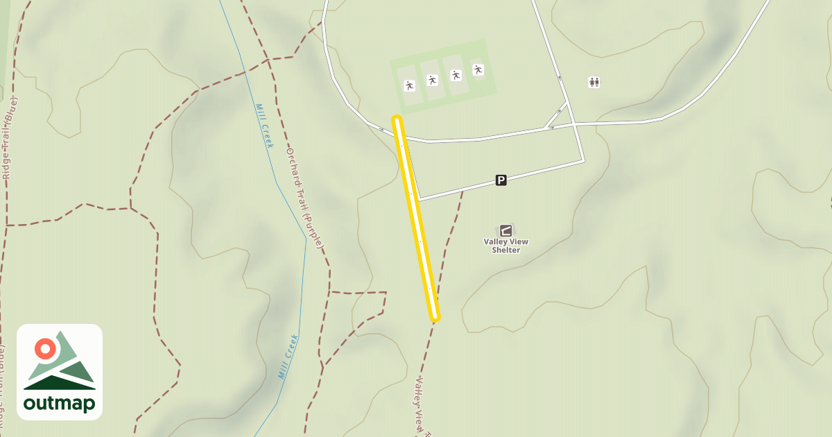 Map of Orchard Hill