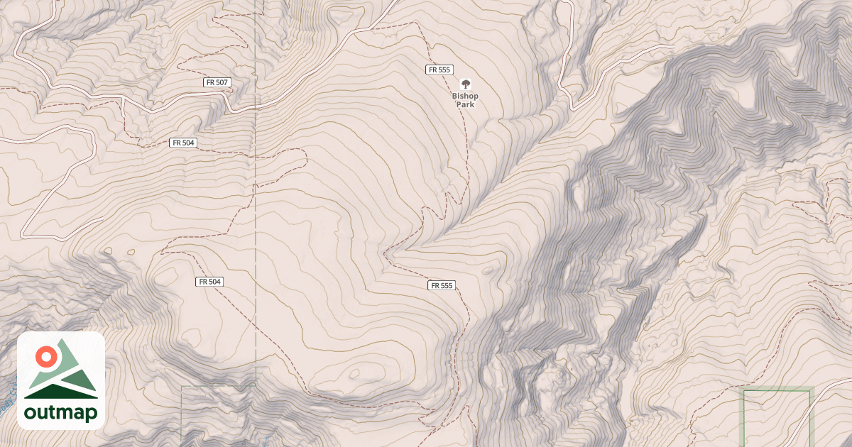 Map of Bishop Park
