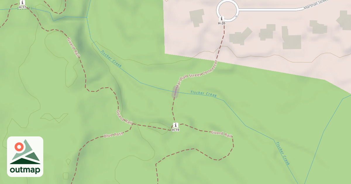 Map of Marshall Street Connector