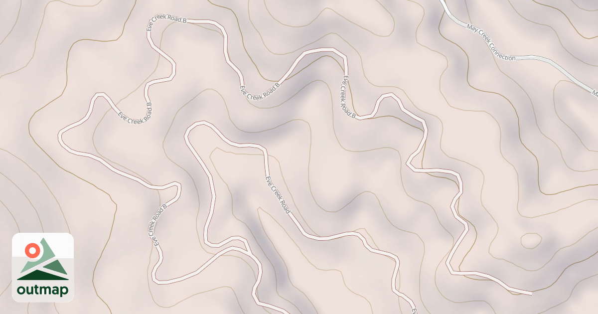 Map of EVA CREEK B