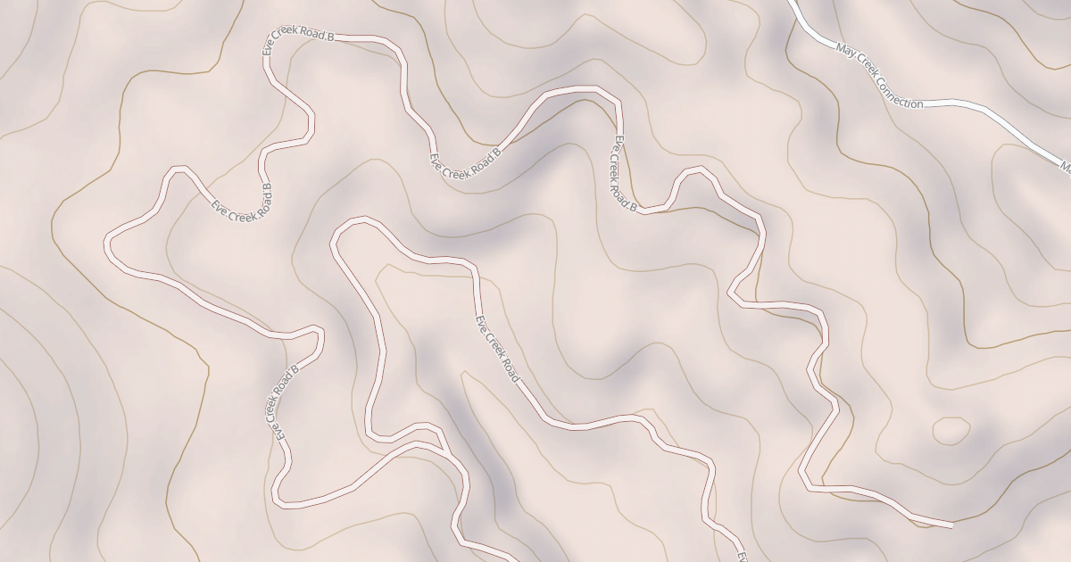 Map preview of EVA CREEK B