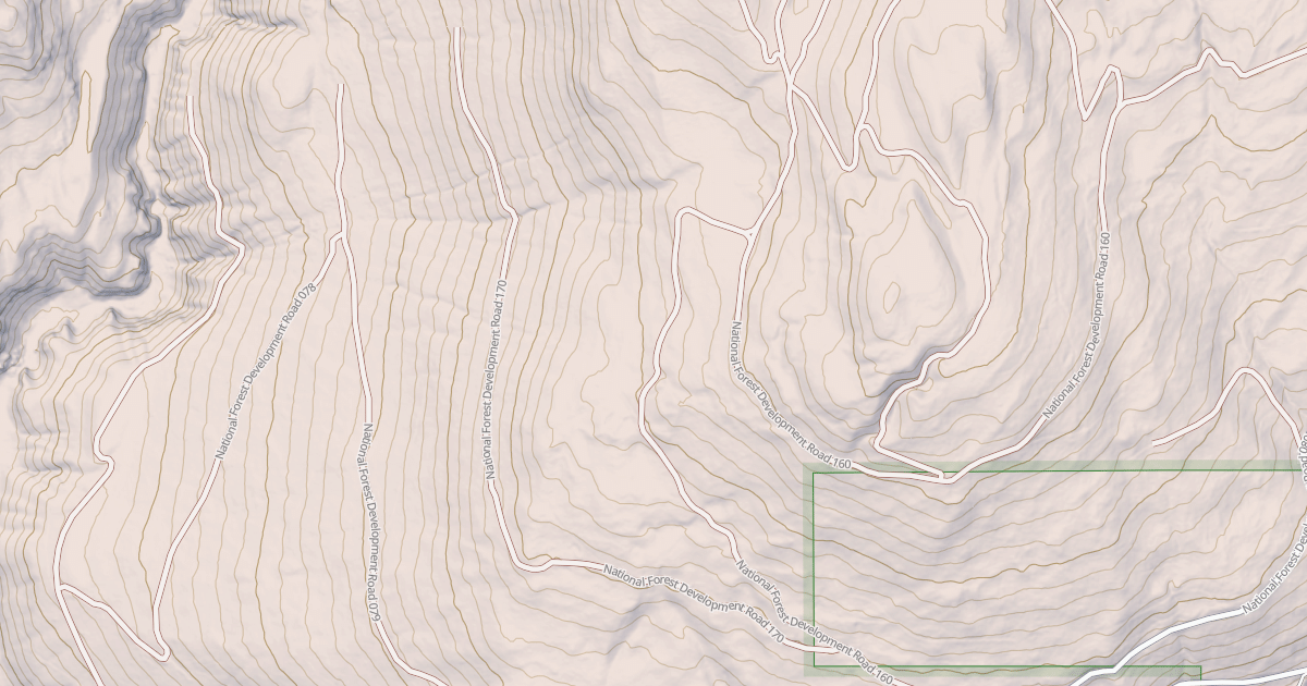Map preview of USFS Motor Vehicle Use Map Roads {2E03C933-8ED6-4292-ADD3-6217946BB6E4}