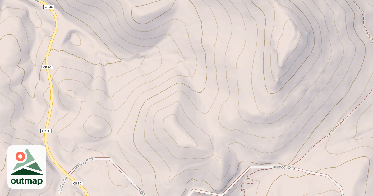 Map of VETS PEAK