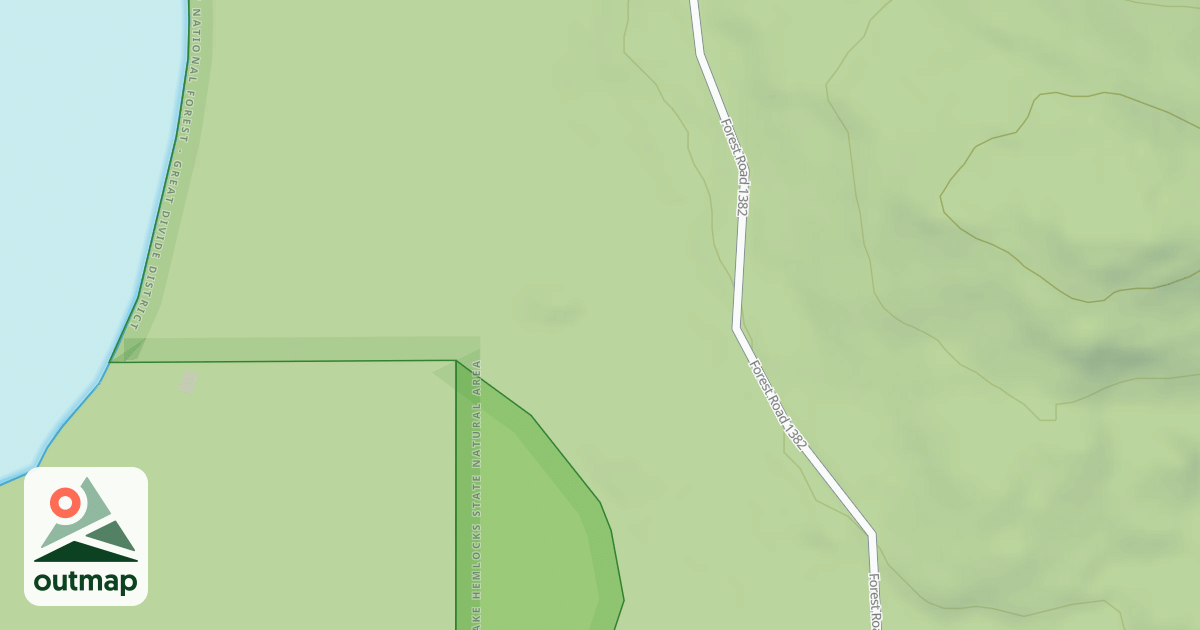 Map of FR 1382A