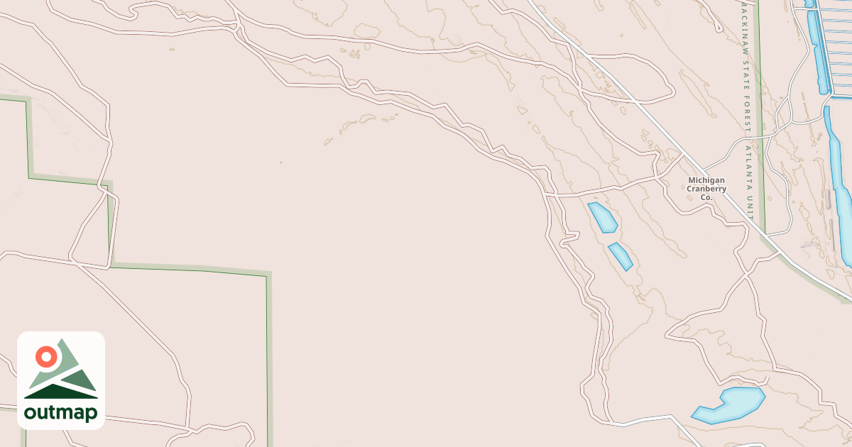 Map of Black Lake Trail