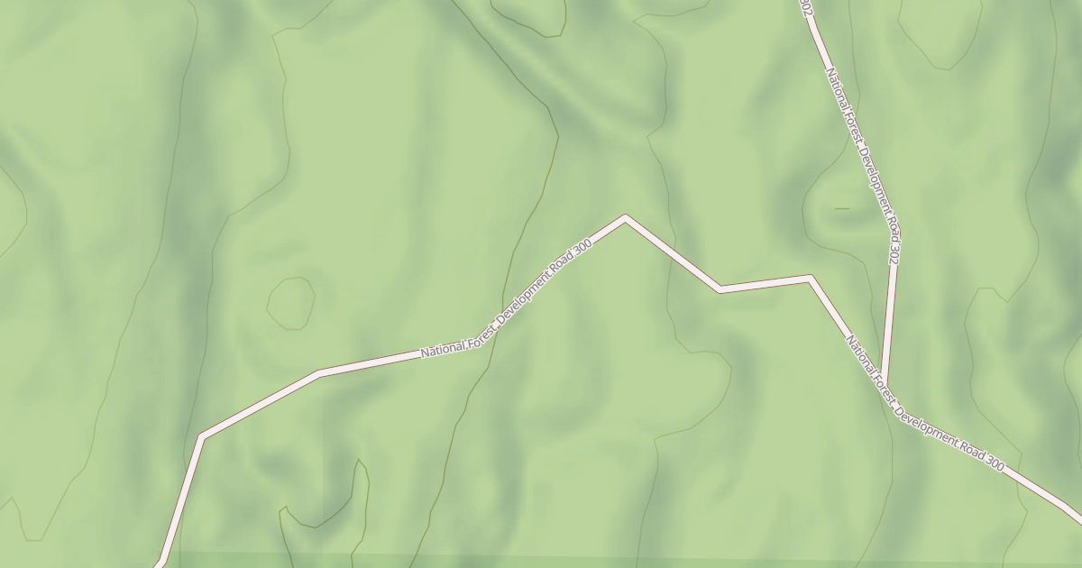 Map preview of USFS Motor Vehicle Use Map Roads {4A3FD325-A7E9-4B3A-984D-498BF30B7A67}