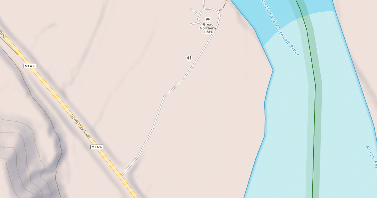Map preview of GREAT NORTHERN FLATS