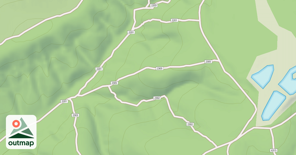 Map of USFS Motor Vehicle Use Map Trails 19278