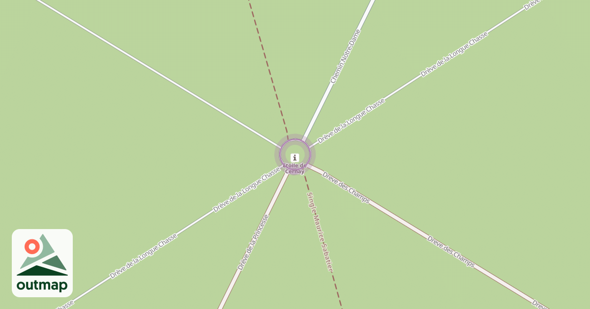Map of Etoile de Cernay