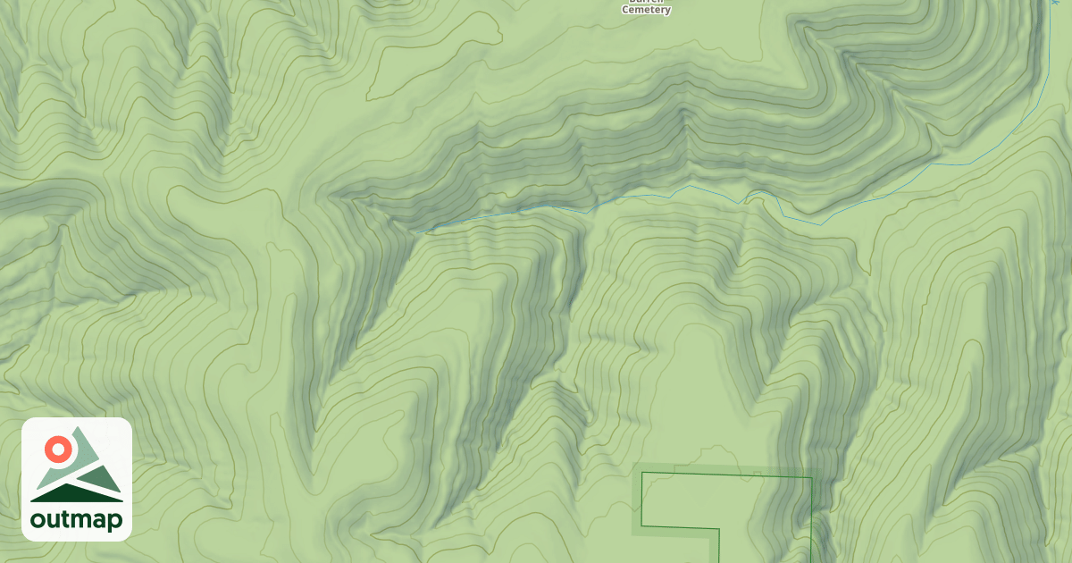 Map of Mill Creek Burrell Mtn Loop