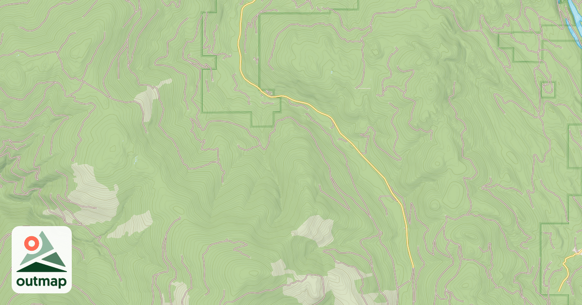 Map of COOKS RUN