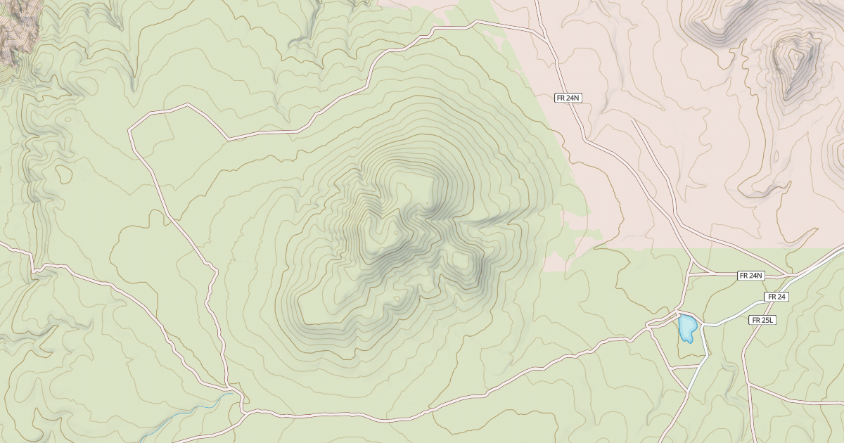 Map preview of USFS National Forest System Roads {96D23BE7-DAD5-46F4-8586-6CA31D17F192}