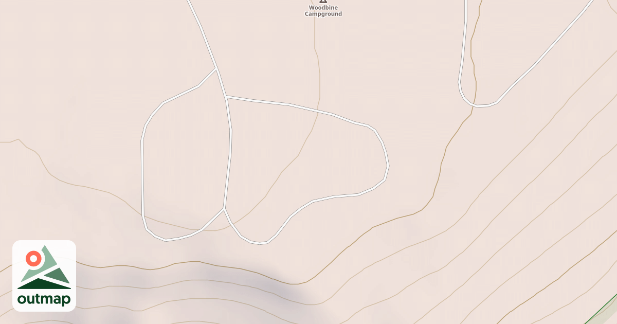 Map of WOODBINE CG SECOND LOOP RIGHT
