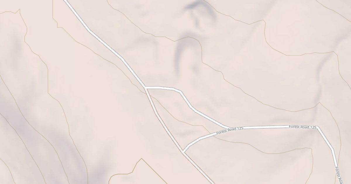 Map preview of USFS National Forest System Roads {D187DC43-E052-4AC4-8BDB-E276F766AB2B}
