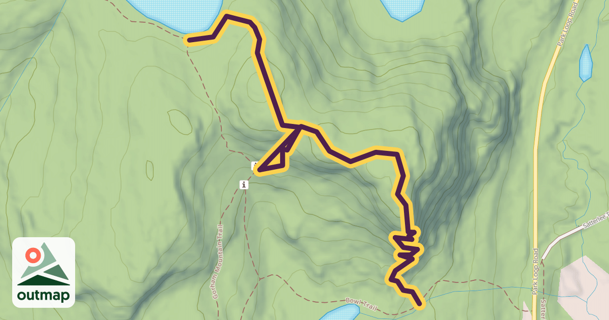 Map of Beehive Trail