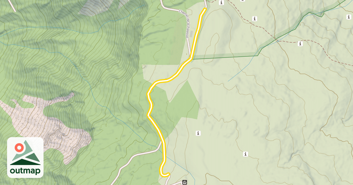 Map of Chemin de la Palettaz
