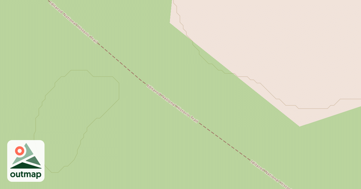 Map of Iditarod National Historic Trail