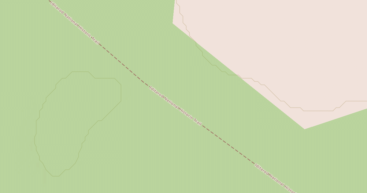 Map preview of Iditarod National Historic Trail