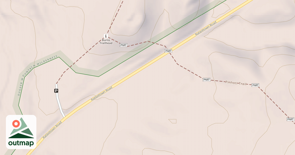 Map of RABBIT WEST