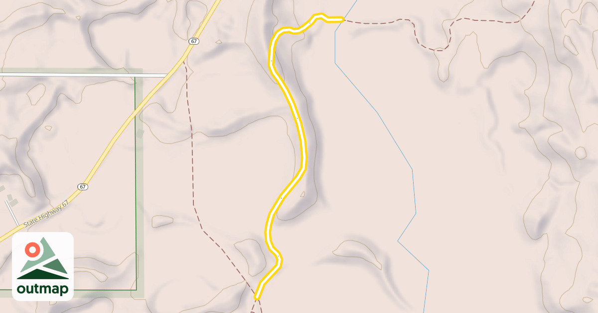 Map of Yellow Trail