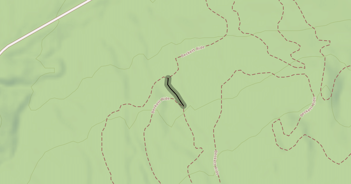 Map preview of Beckett Ride