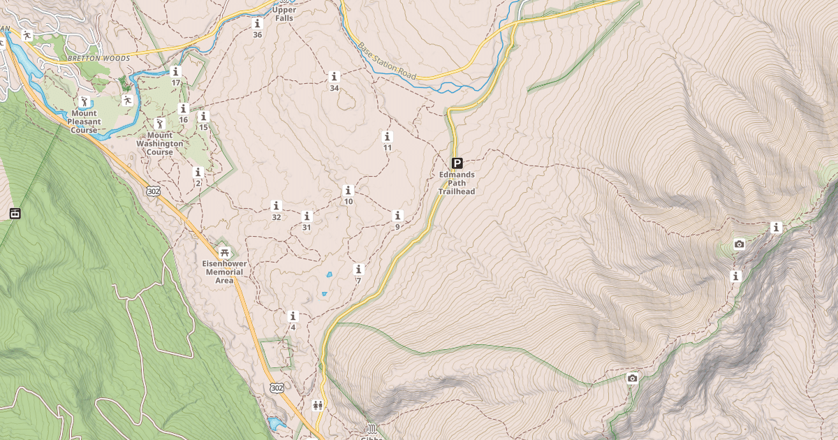 Map preview of Mt Clinton Road Snomo