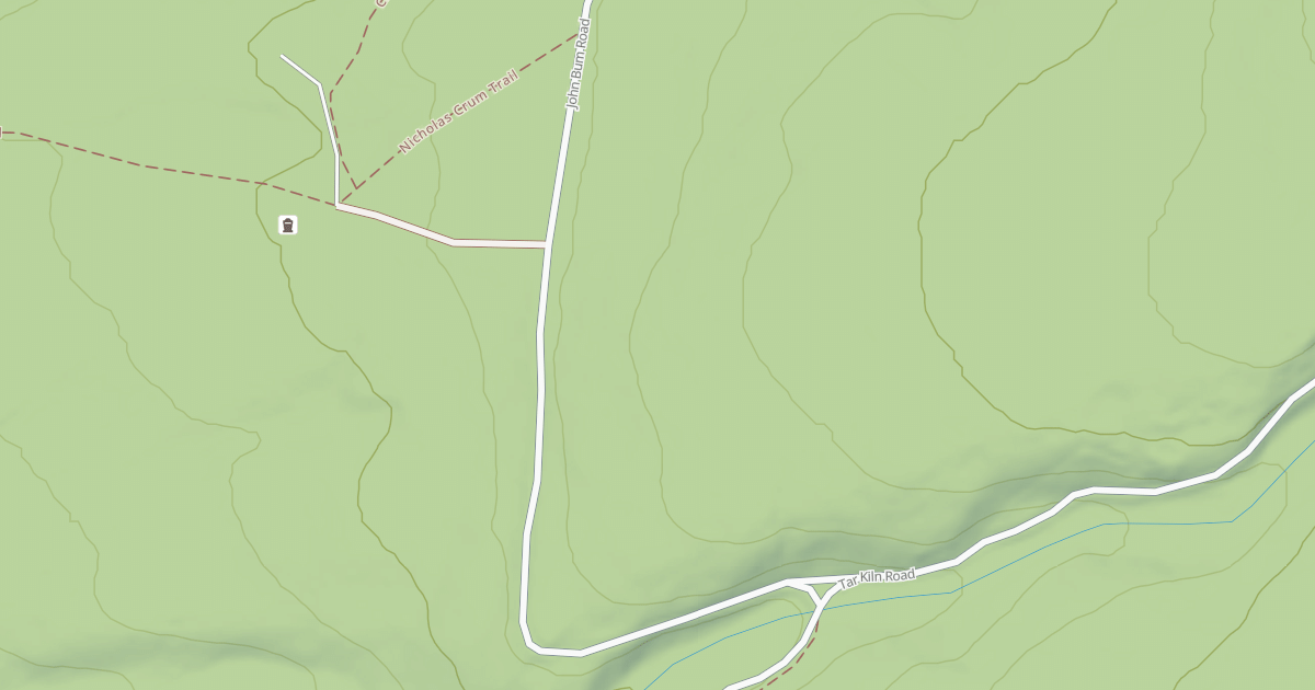 Map preview of Rothrock State Forest Trough Creek Snowmobile Trails