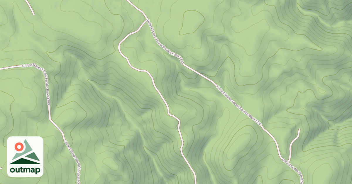 Map of USFS Motor Vehicle Use Map Roads {32079500-25DC-4E72-B403-ECA6B0E4A80D}