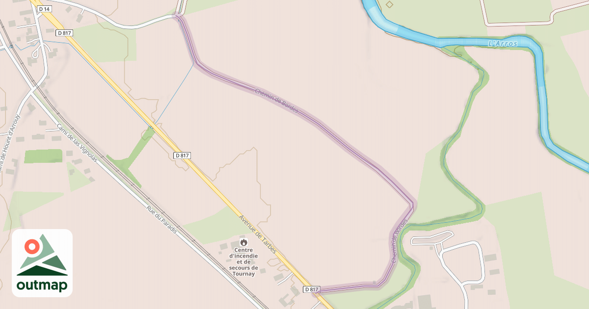 Map of Chemin de Bordes