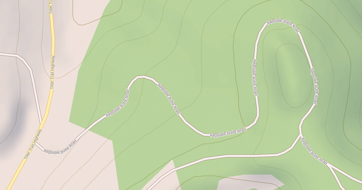 Map preview of RAGSDALE BUTTE