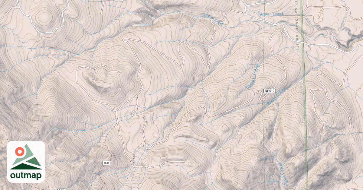 Map of SNOW CREEK TH