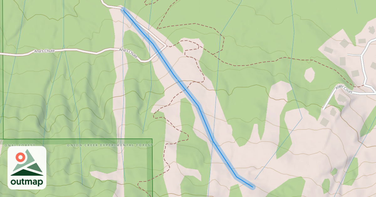 Map of Lower Overland