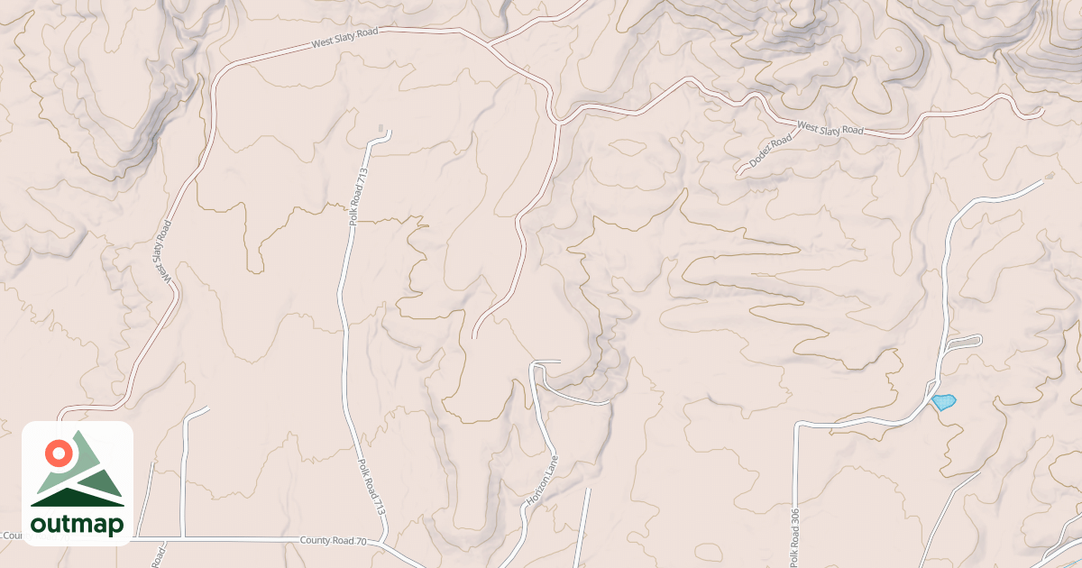 Map of WEST SLATY