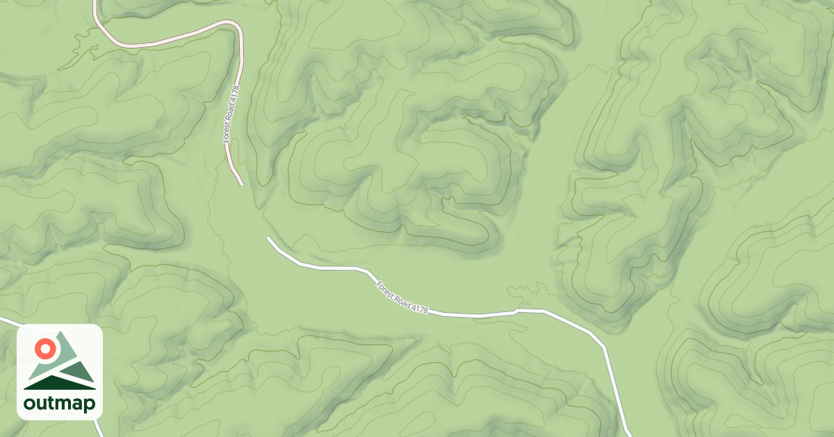 Map of HAWK POINT