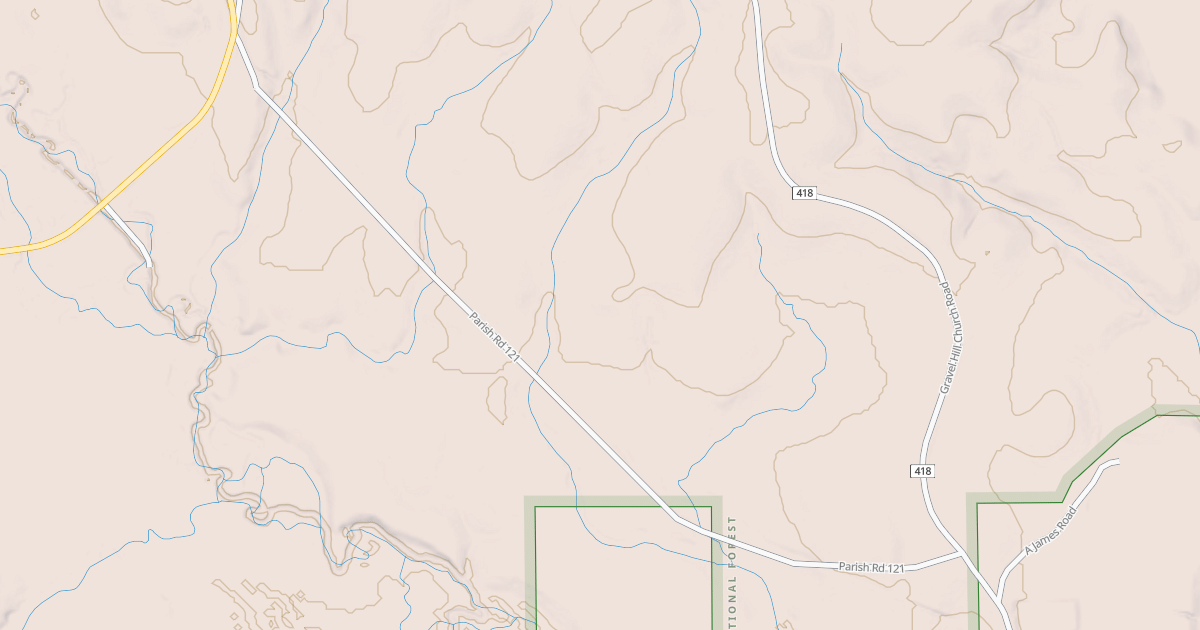 Map preview of USFS National Forest System Roads {B1C04C5F-7F38-46AB-9216-17BF207AB508}