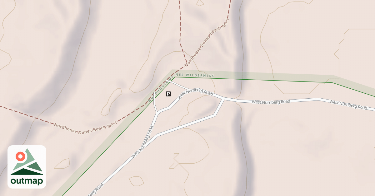 Map of NURNBERG TRAILHEAD