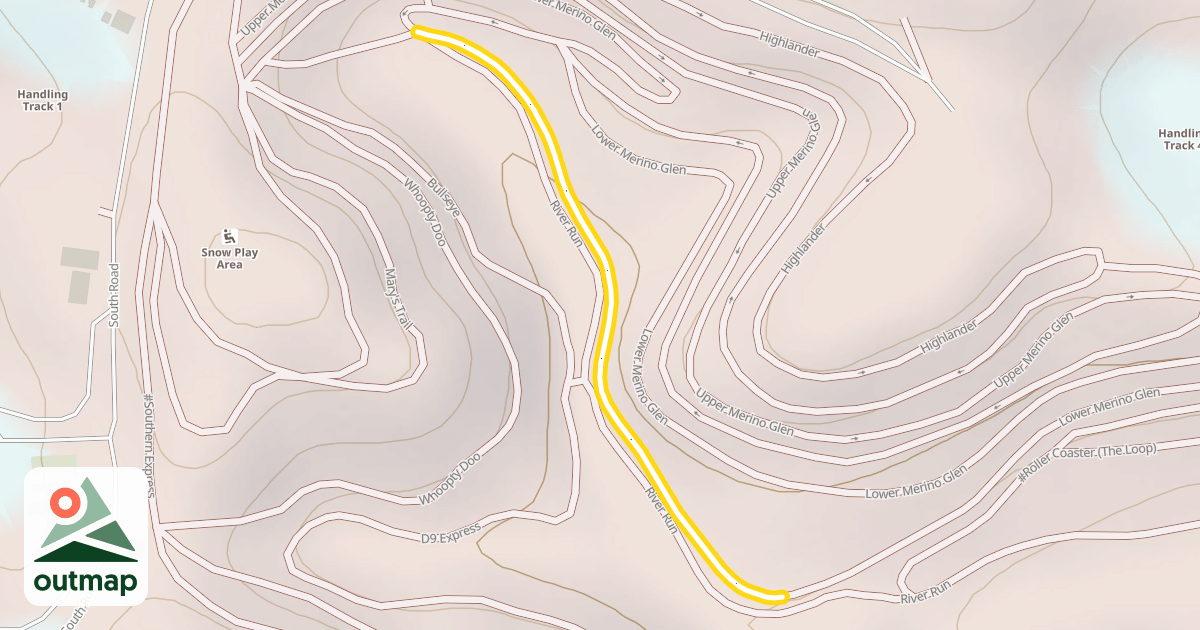 Map of Lower Merino Glen