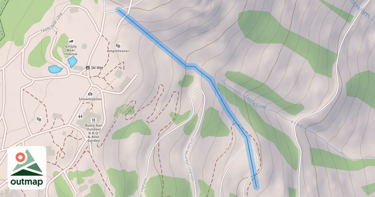 Map of Tyee Chute