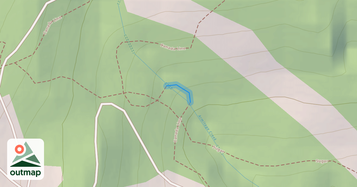 Map of Canada Line