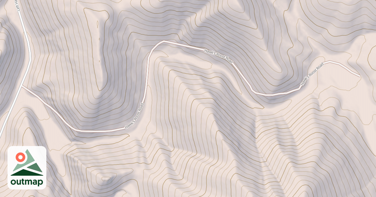 Map of HAWKS ROOST