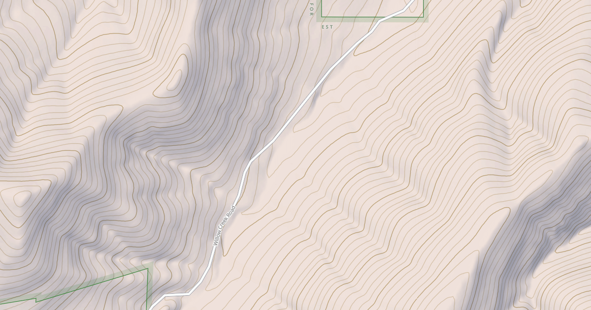 Map preview of WILLOW CR - BEAR PARK