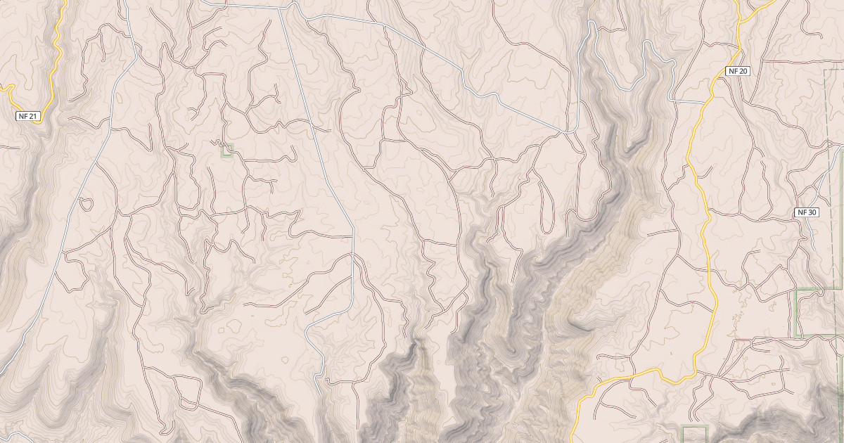 Map preview of USFS National Forest System Roads {701B3799-02E8-48DA-BCB5-7215073ABDB7}